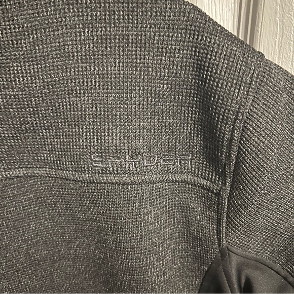 Spyder Black Jacket with Logo - Picture 7 of 7